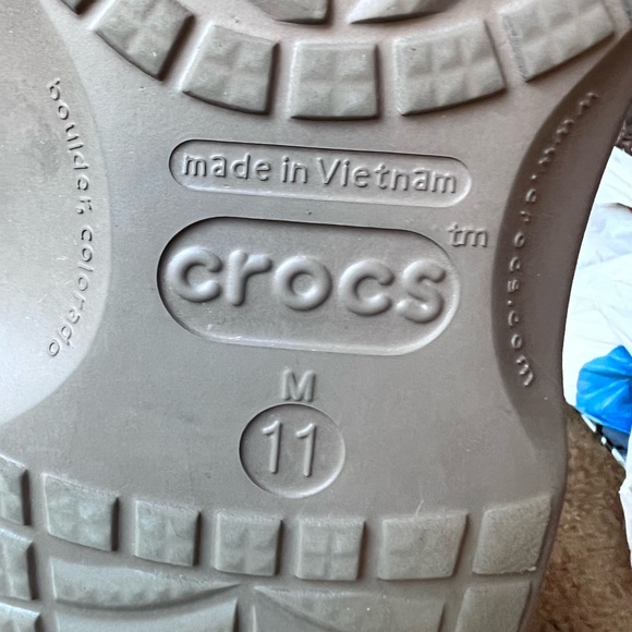 Crocs Classic Fleece Lined Clogs Mens Size 11 M Fuzzy Olive Green - Picture 3 of 16